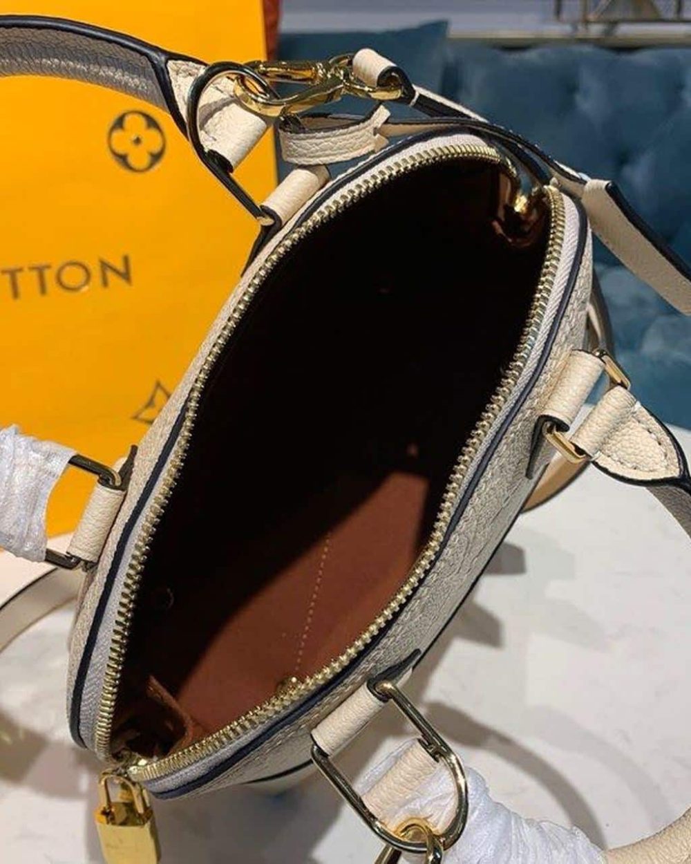 1:1 Replica Louis Vuitton LV Neo Alma BB Monogram Empreinte Leather Luxury Bag For Women M44858 - 9.8in/25cm