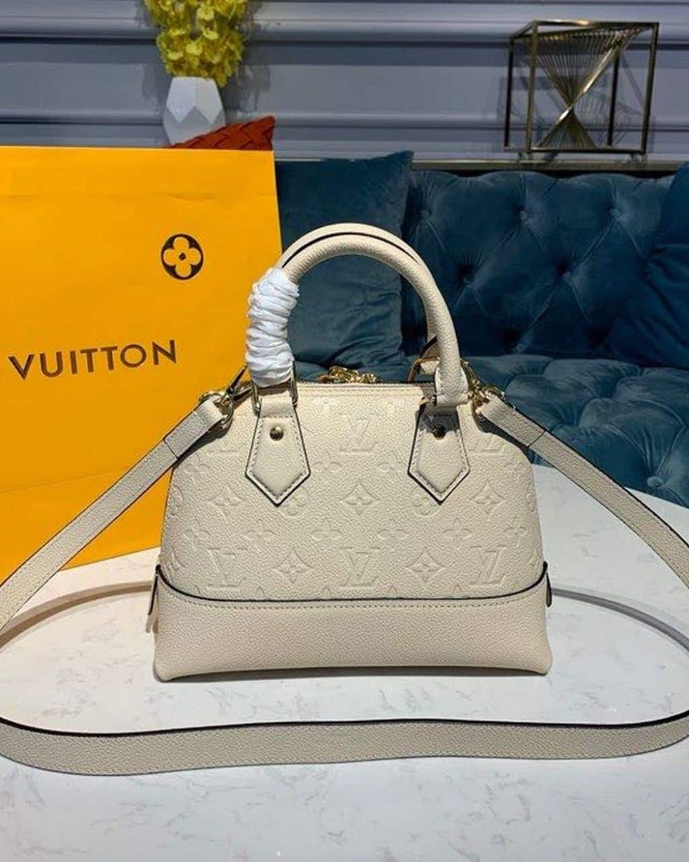 1:1 Replica Louis Vuitton LV Neo Alma BB Monogram Empreinte Leather Luxury Bag For Women M44858 - 9.8in/25cm