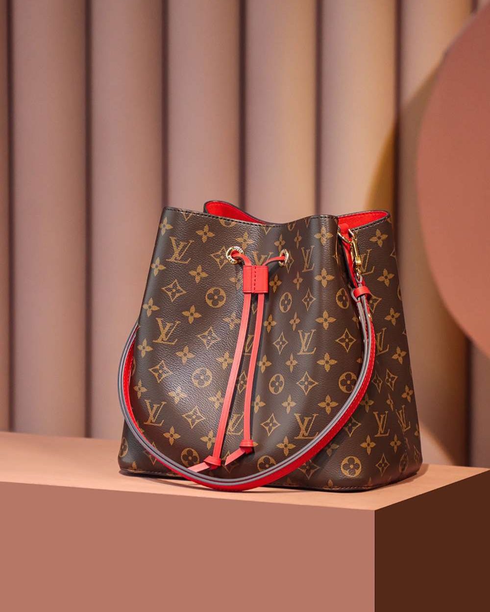 1:1 Replica Louis Vuitton LV NéoNoé MM Monogram Canvas Luxury Bag For Women M44021 - 26cm / 10.2in