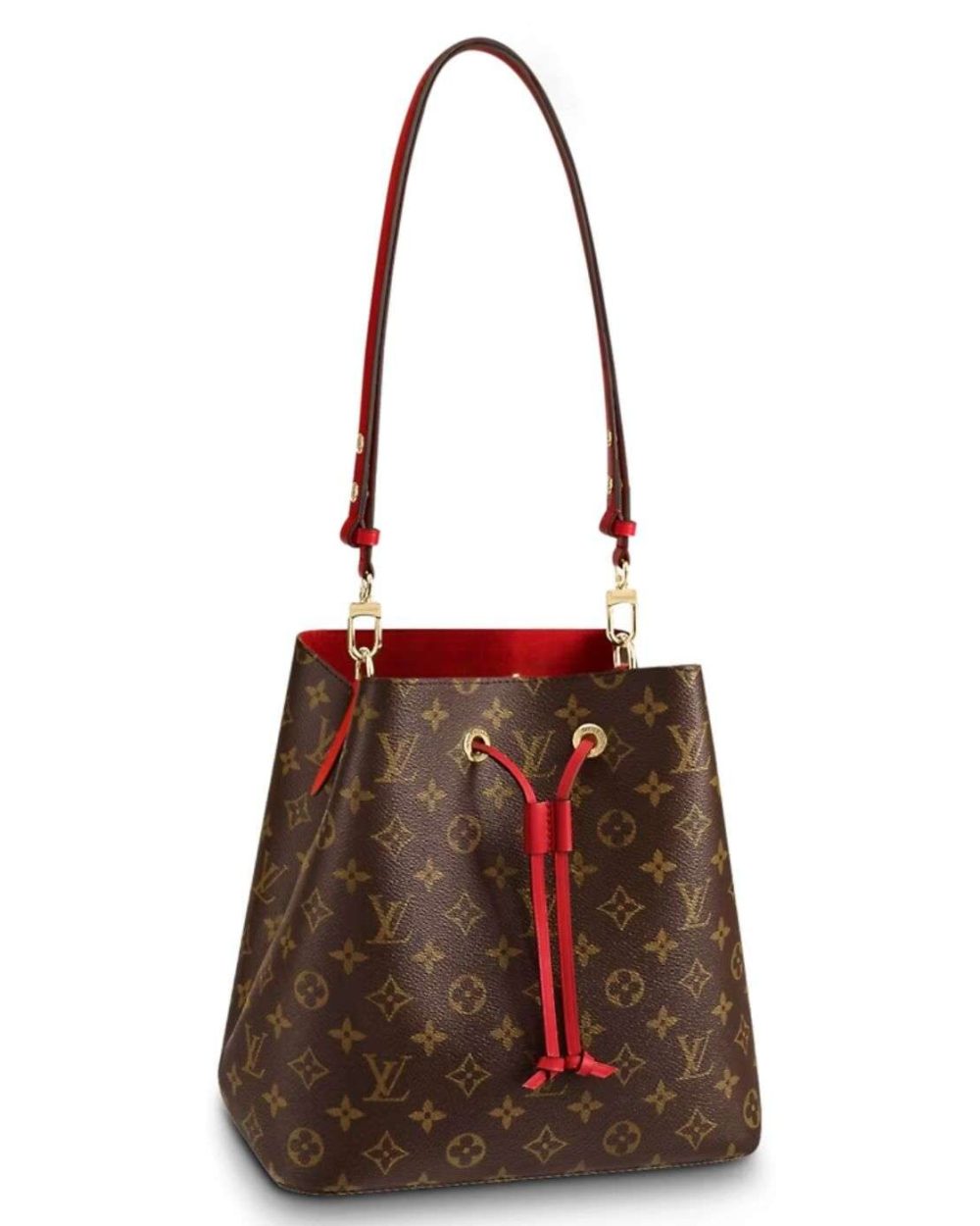 1:1 Replica Louis Vuitton LV NéoNoé MM Monogram Canvas Luxury Bag For Women M44021 - 26cm / 10.2in