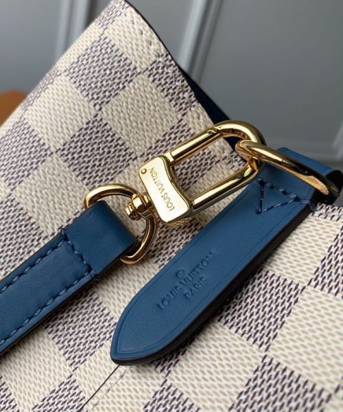 1:1 Replica Louis Vuitton LV NéoNoé MM Damier Azur Canvas Luxury Bag For Women N40153 - 10.2in/26cm
