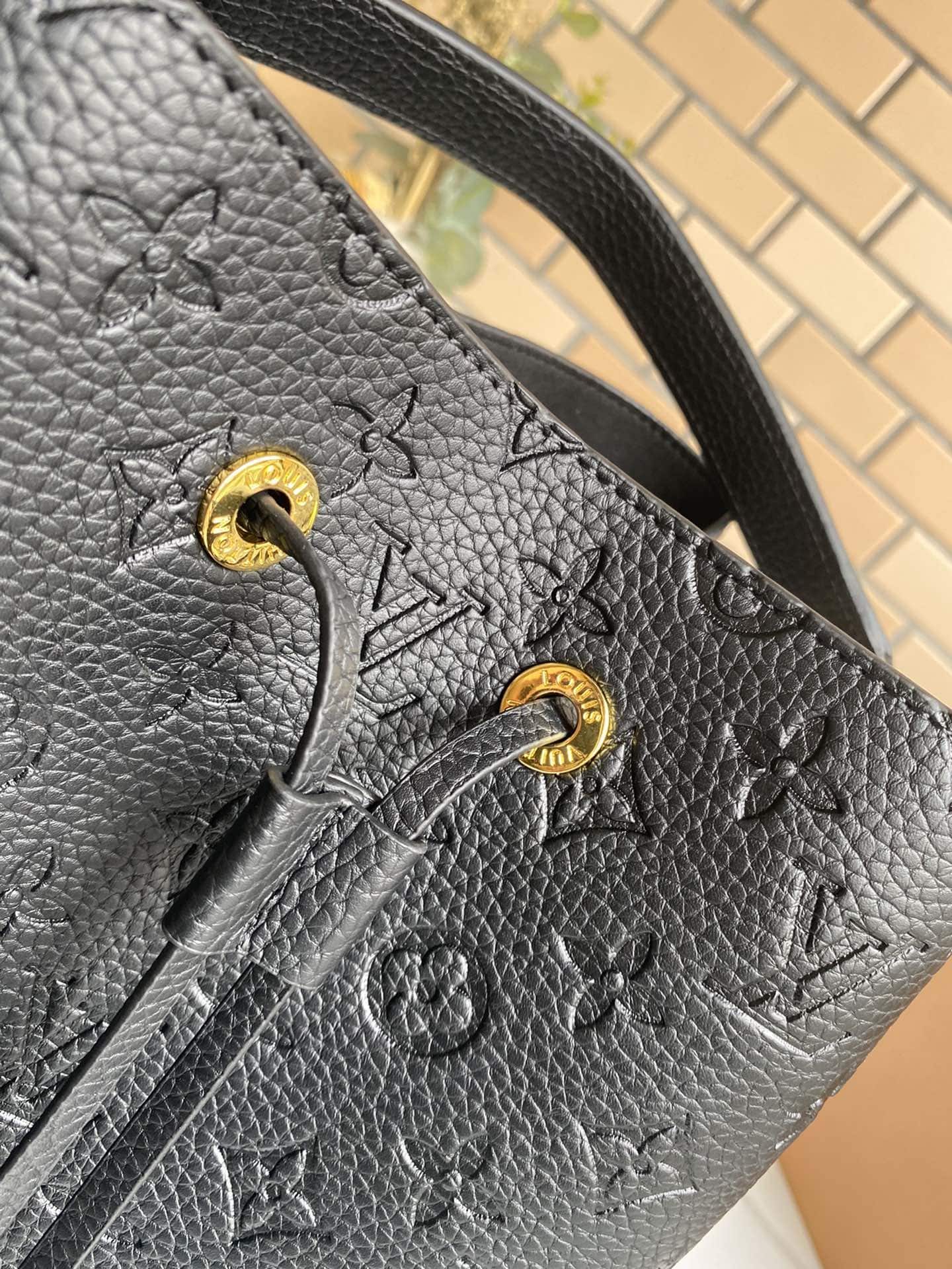 1:1 Replica Louis Vuitton LV NéoNoé MM Monogram Empreinte Leather Luxury Bag For Women M45256 - 10.2in/26cm - Image 8