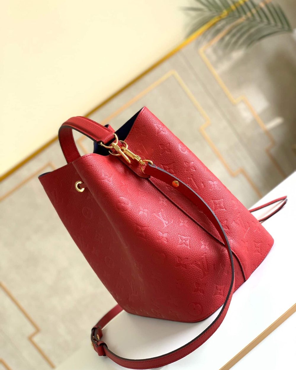 1:1 Replica Louis Vuitton LV NéoNoé MM Monogram Empreinte Leather Luxury Bag For Women - 10.2in/26cm