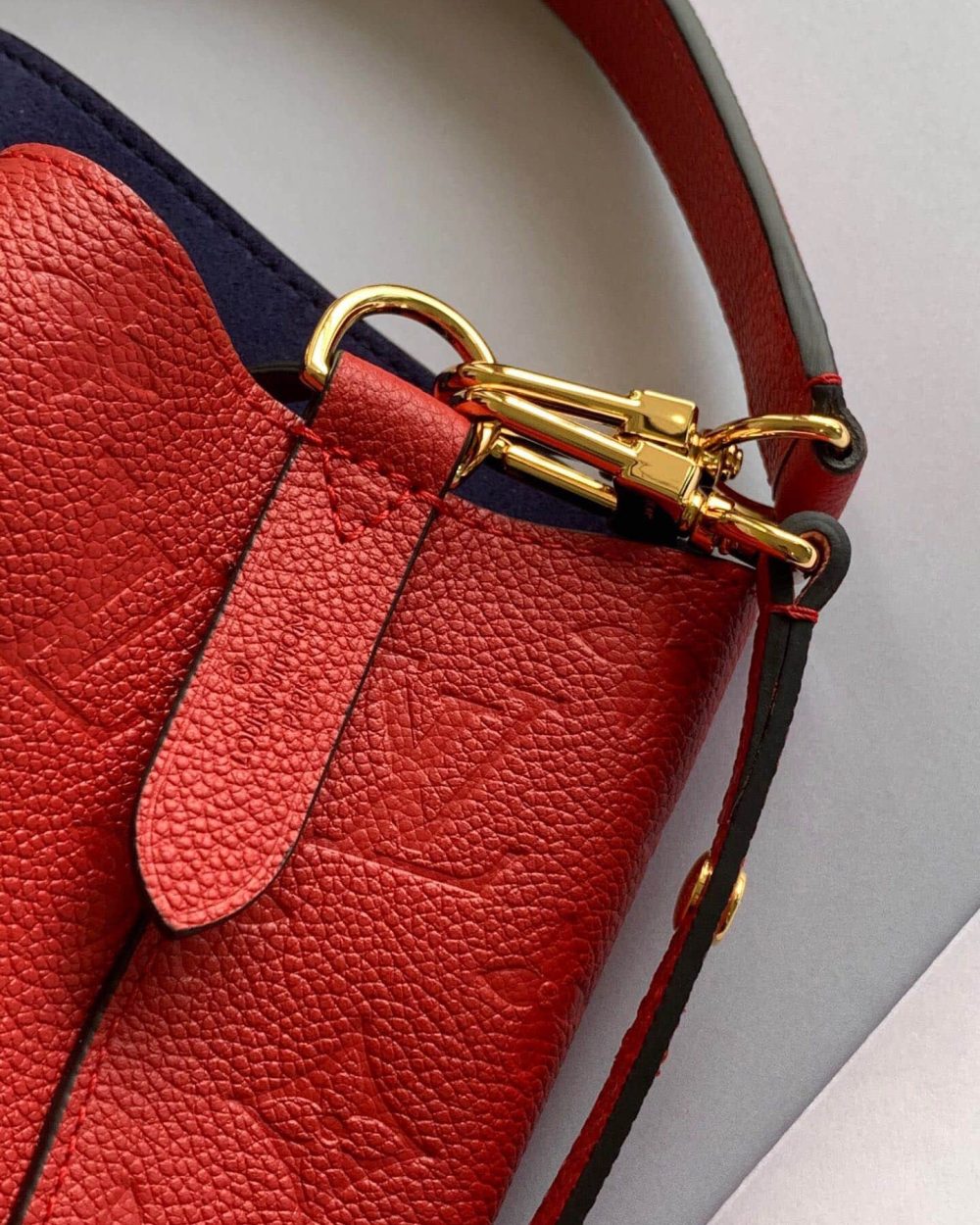 1:1 Replica Louis Vuitton LV NéoNoé MM Monogram Empreinte Leather Luxury Bag For Women - 10.2in/26cm