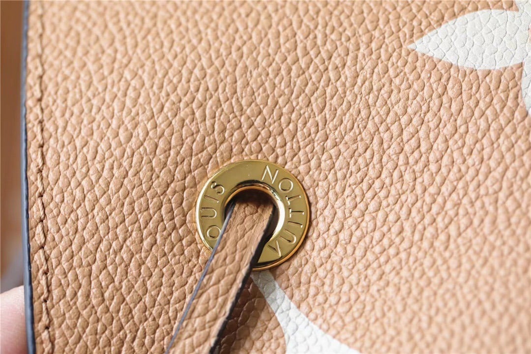 1:1 Replica Louis Vuitton LV NeoNoe MM Monogram Empreinte Leather Luxury Bag For Women M45808 - 10.2in/26cm - Image 8