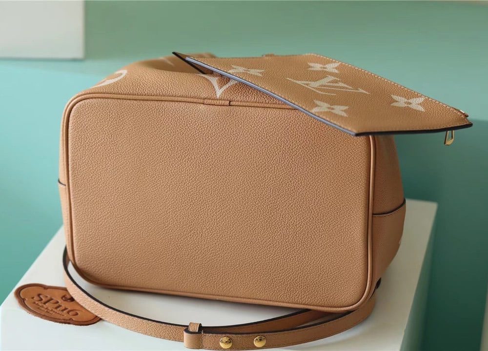 1:1 Replica Louis Vuitton LV NeoNoe MM Monogram Empreinte Leather Luxury Bag For Women M45808 - 10.2in/26cm