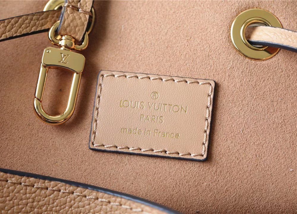 1:1 Replica Louis Vuitton LV NeoNoe MM Monogram Empreinte Leather Luxury Bag For Women M45808 - 10.2in/26cm