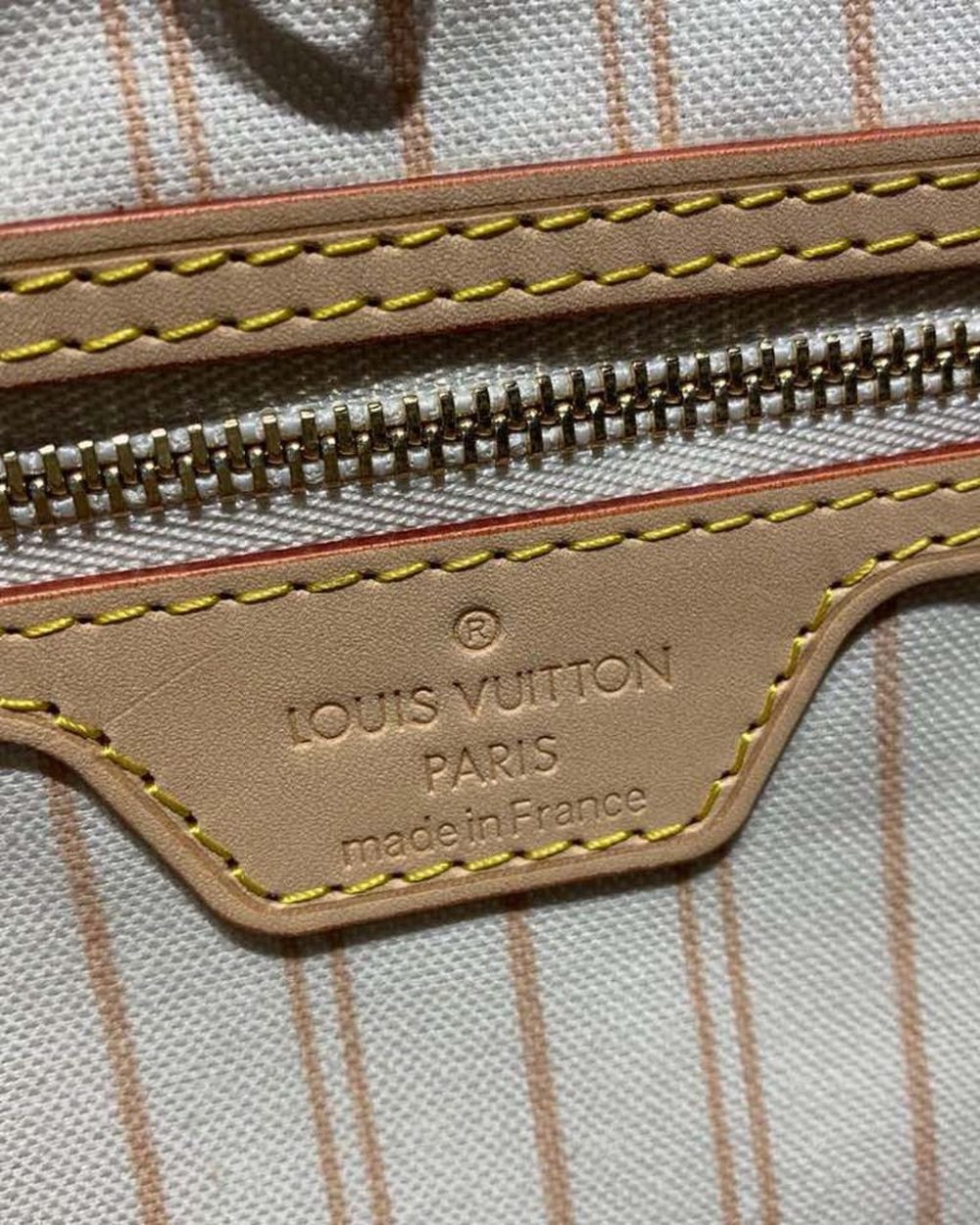 1:1 Replica Louis Vuitton LV Neverfull GM Damier Azur Canvas Luxury Bag For Women N41360 - 15.4in/39cm