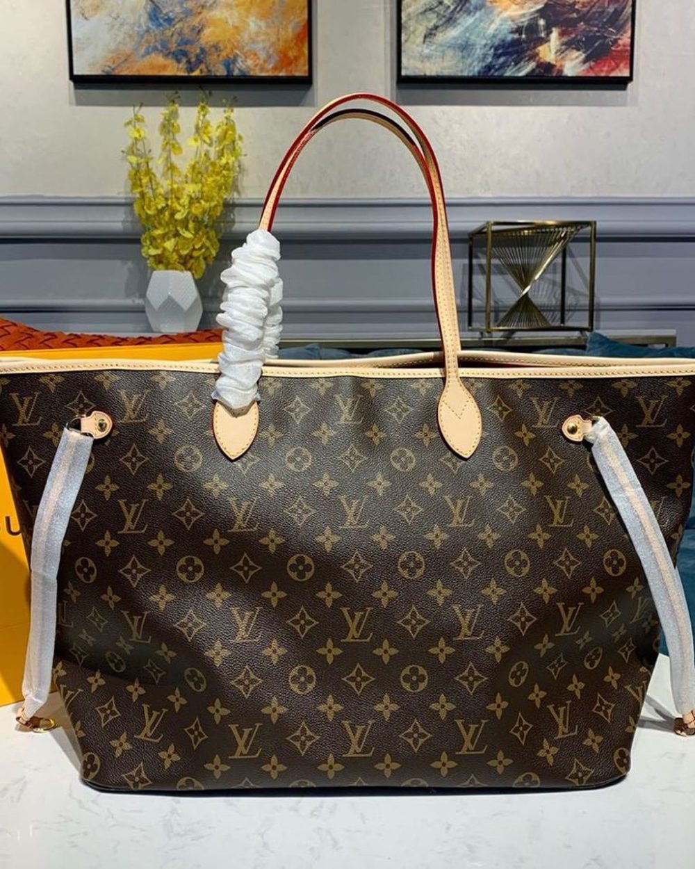1:1 Replica Louis Vuitton LV Neverfull GM Monogram Canvas Luxury Bag For Women - 15.7in/40cm  M41181