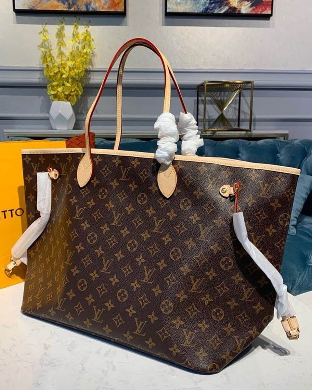 1:1 Replica Louis Vuitton LV Neverfull GM Monogram Canvas Luxury Bag For Women M40990 - 15.7in/39cm