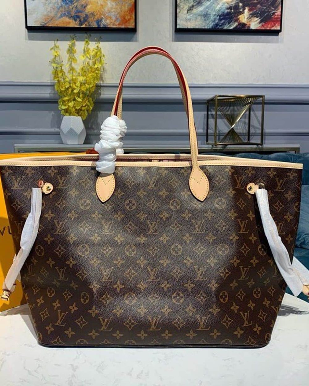 1:1 Replica Louis Vuitton LV Neverfull GM Monogram Canvas Luxury Bag For Women M40990 - 15.7in/39cm