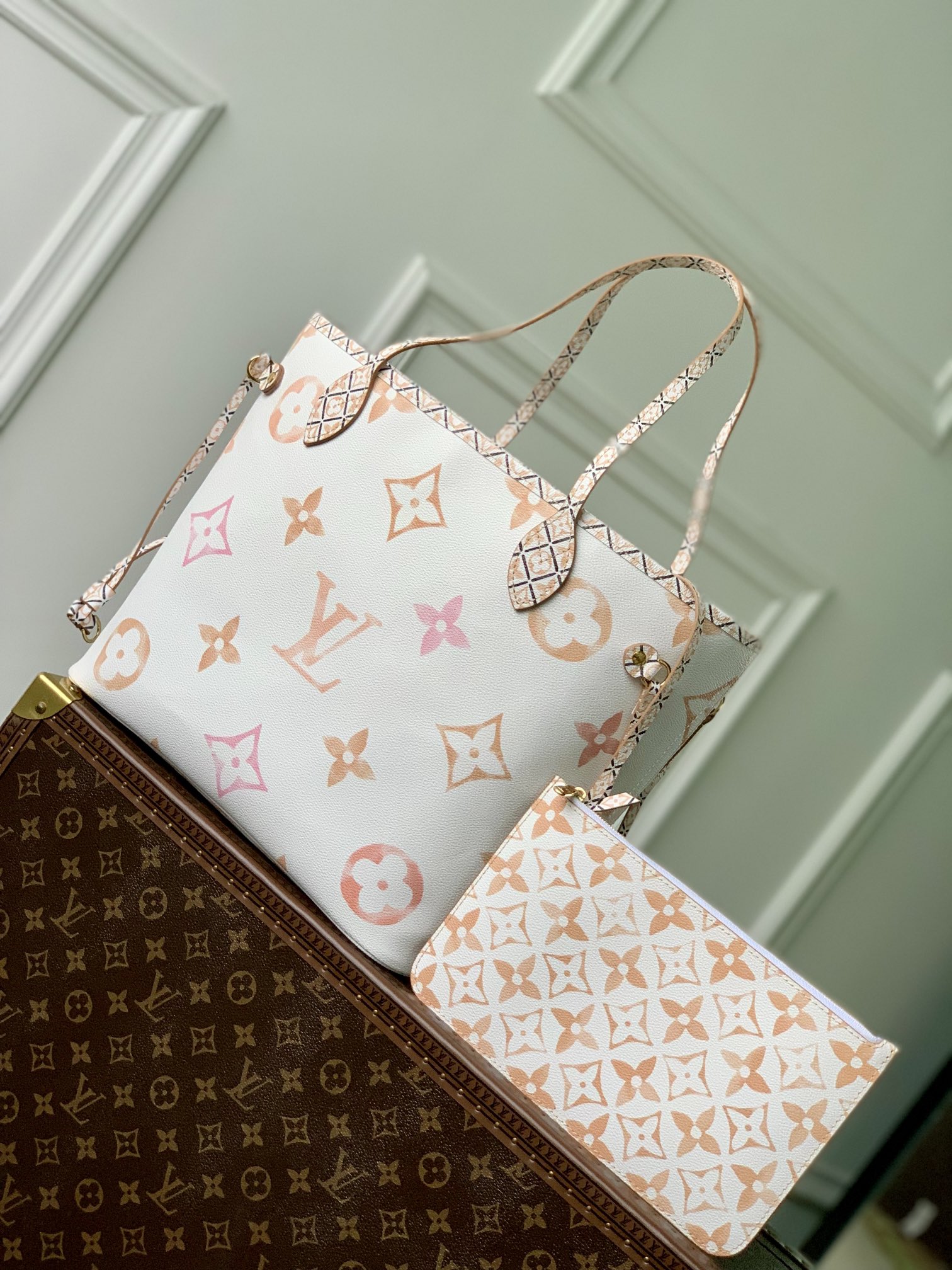 1:1 Replica Louis Vuitton LV Neverfull MM Other Monogram Canvas Luxury Bag For Women M22978 - 12.2in/ 31cm - Image 2