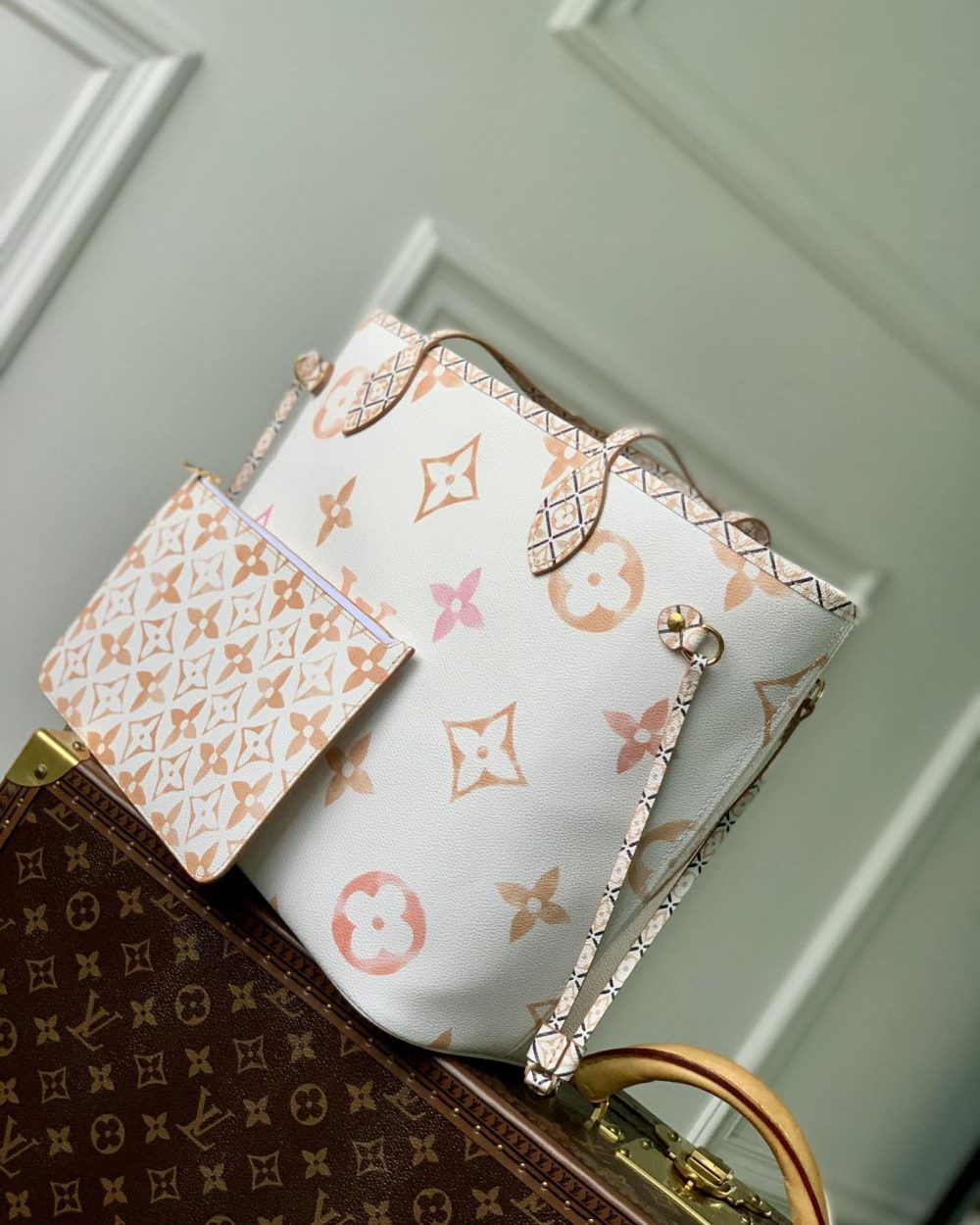 1:1 Replica Louis Vuitton LV Neverfull MM Other Monogram Canvas Luxury Bag For Women M22978 - 12.2in/ 31cm