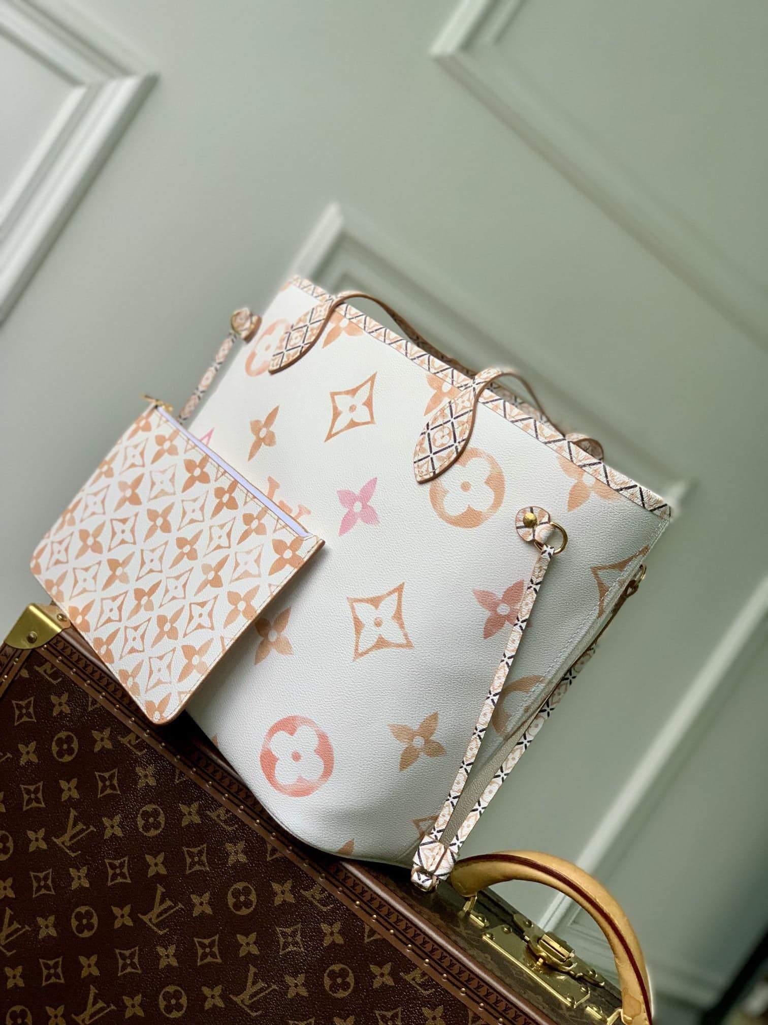 1:1 Replica Louis Vuitton LV Neverfull MM Other Monogram Canvas Luxury Bag For Women M22978 - 12.2in/ 31cm - Image 3