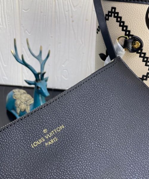 1:1 Replica Louis Vuitton LV Neverfull MM Monogram Empreinte Leather Luxury Bag For Women M46039 - 12.2in/31cm