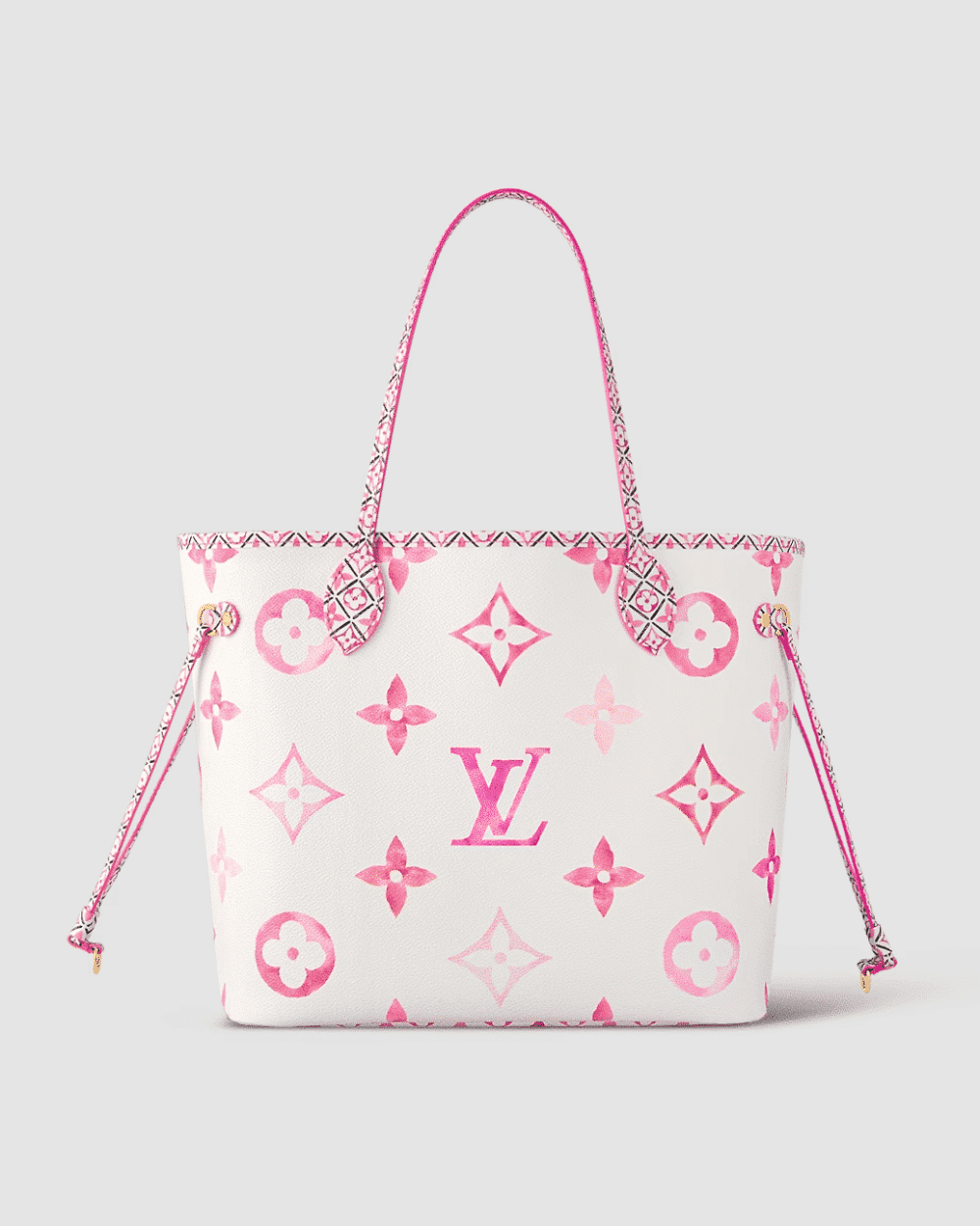 1:1 Replica Louis Vuitton LV Neverfull MM Other Monogram Canvas Pink Luxury Bag For Women M22980 - 31cm/ 12.2in