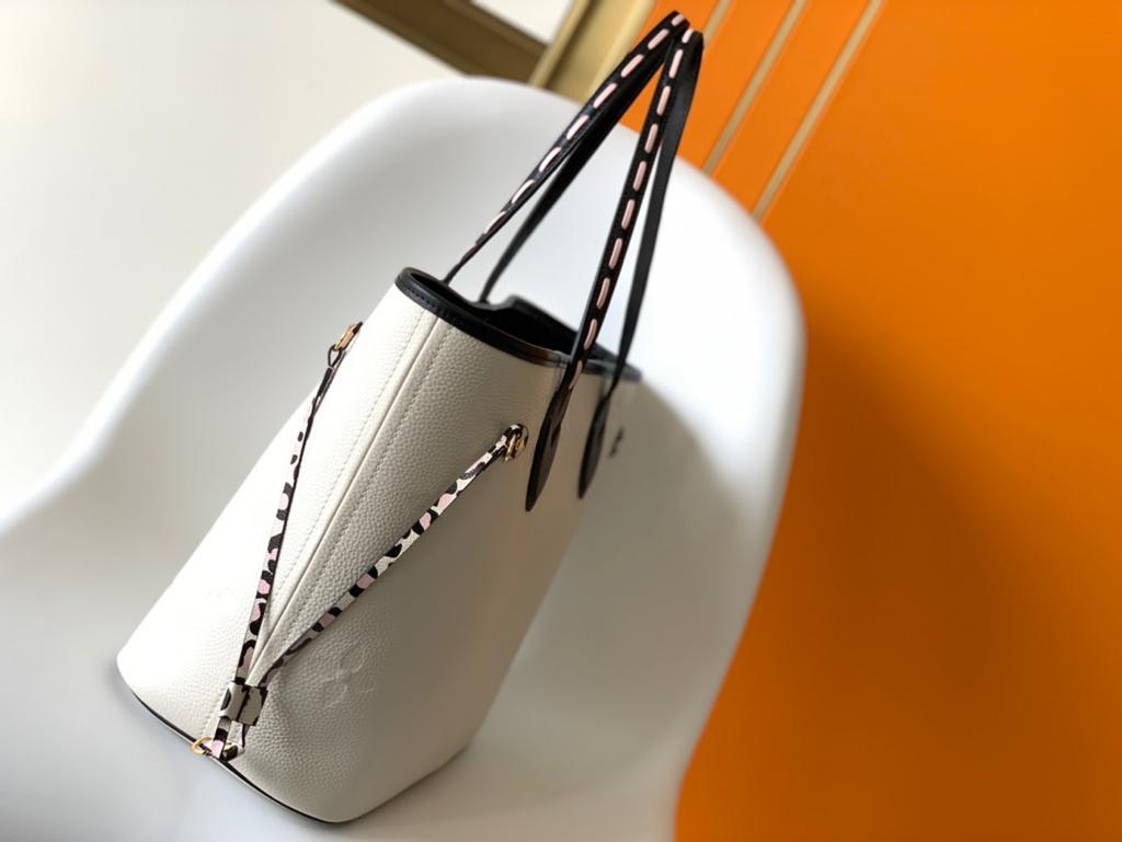 1:1 Replica Louis Vuitton LV Neverfull MM Wild At Heart Monogram Empreinte Leather Luxury Bag For Women M58525 - 12.2in/31cm - Image 2