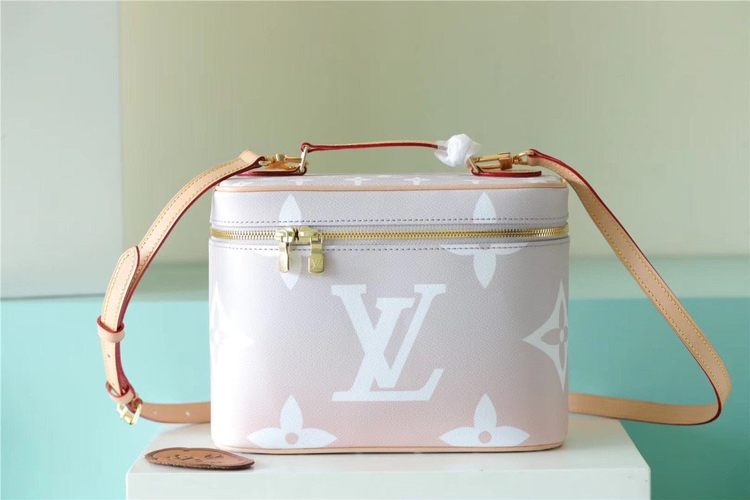 1:1 Replica Louis Vuitton LV Nice BB Monogram Light Pink Luxury Bag For Women - 9.4in/24cm