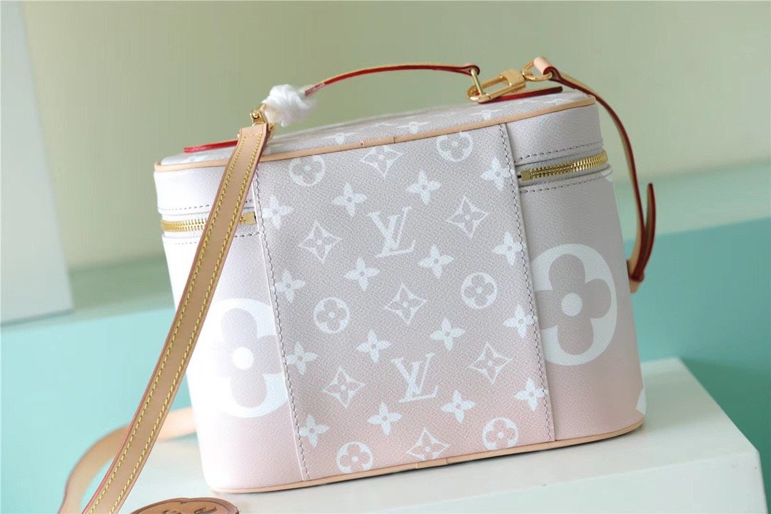 1:1 Replica Louis Vuitton LV Nice BB Monogram Light Pink Luxury Bag For Women - 9.4in/24cm - Image 9