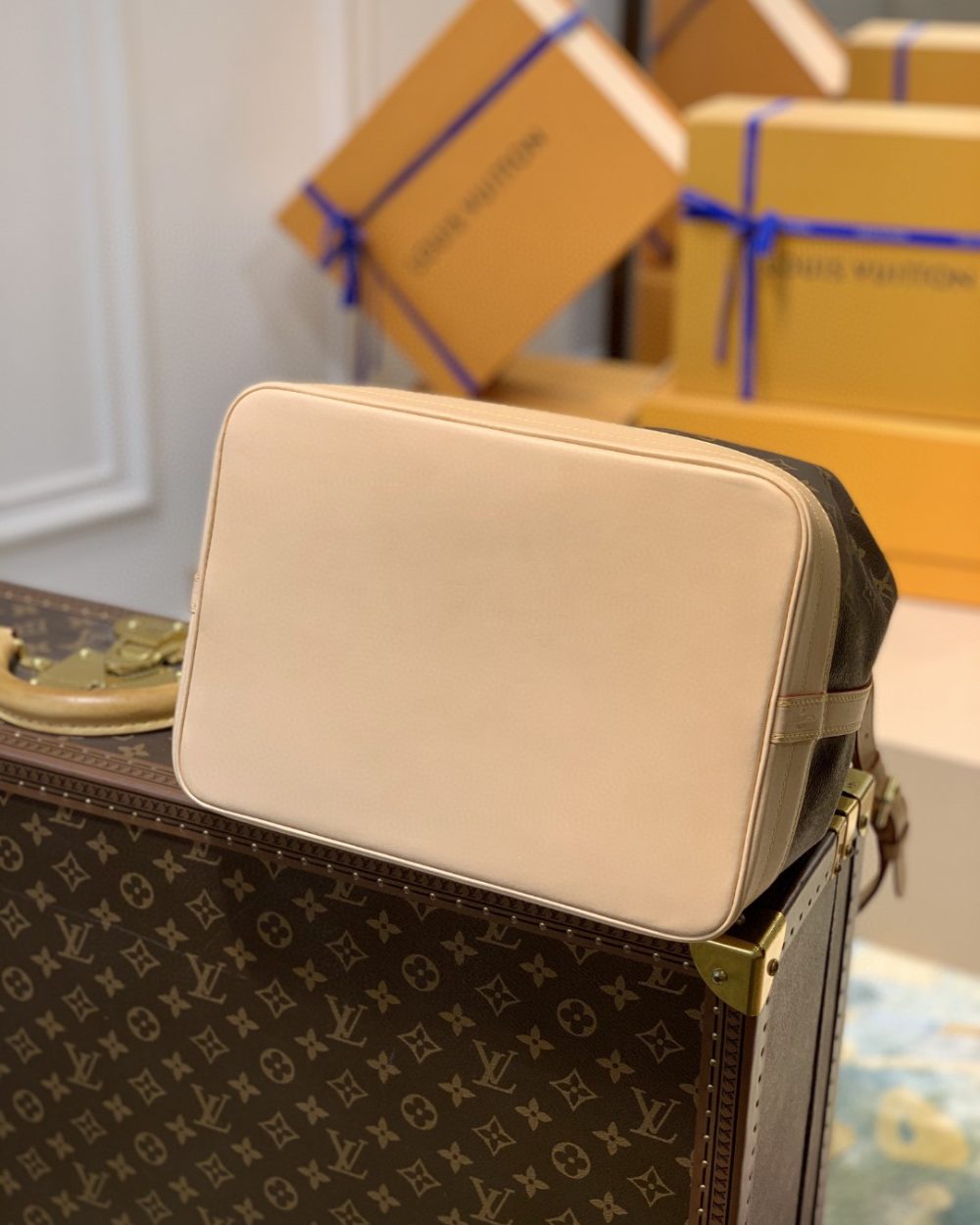 1:1 Replica Louis Vuitton LV Noé Monogram Canvas Luxury Bag For Women M42224 - 13.4in/36cm