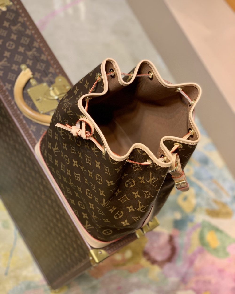 1:1 Replica Louis Vuitton LV Noé Monogram Canvas Luxury Bag For Women M42224 - 13.4in/36cm