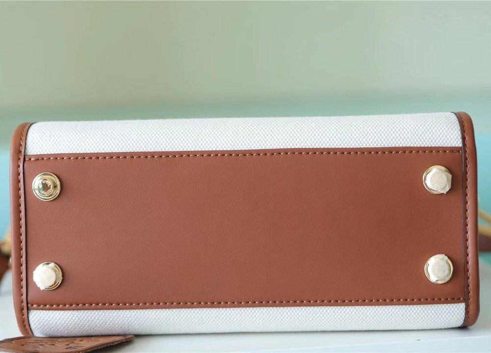 1:1 Replica Louis Vuitton LV On My Side PM High End Leather Luxury Bag For Women Caramel Brown  M59905 - 25cm/9.8 Inches