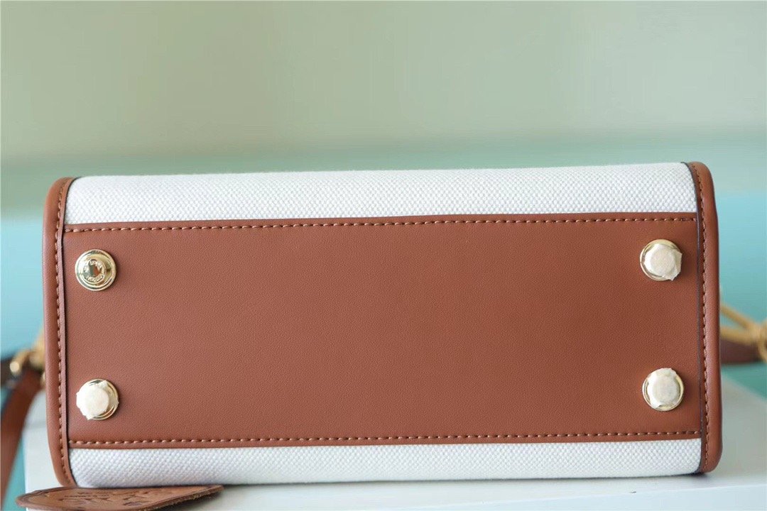 1:1 Replica Louis Vuitton LV On My Side PM High End Leather Luxury Bag For Women Caramel Brown M59905 - 25cm/9.8 Inches - Image 3