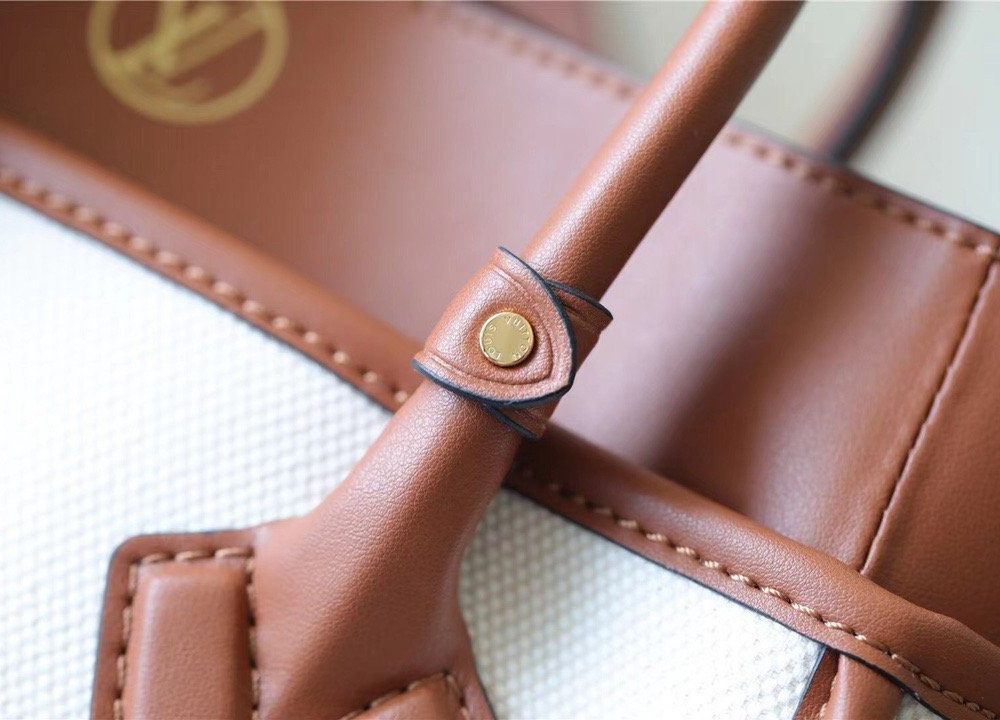 1:1 Replica Louis Vuitton LV On My Side PM High End Leather Luxury Bag For Women Caramel Brown  M59905 - 25cm/9.8 Inches