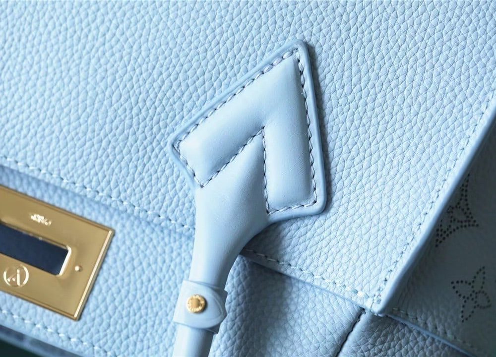 1:1 Replica Louis Vuitton LV On My Side PM Mahina Bleu Nuage Blue Luxury Bag For Women M59432 - 25cm/9.8in