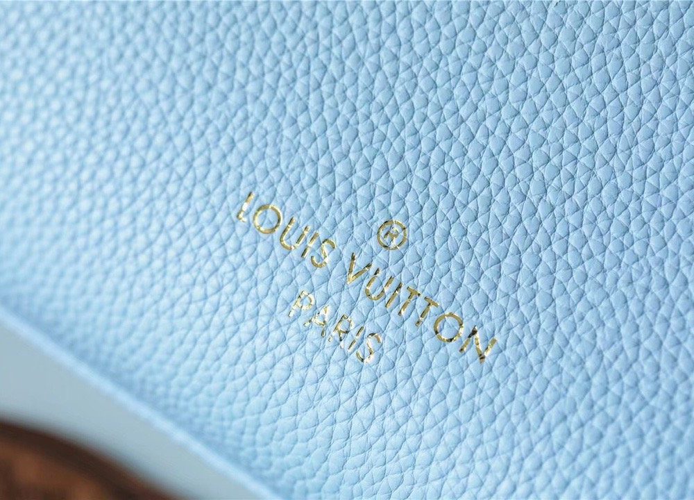 1:1 Replica Louis Vuitton LV On My Side PM Mahina Bleu Nuage Blue Luxury Bag For Women M59432 - 25cm/9.8in