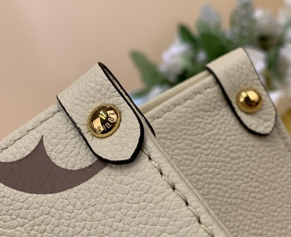 1:1 Replica Louis Vuitton LV OnTheGo PM Bag Monogram Empreinte Beige Luxury Bag For Women - 9.8in/25cm