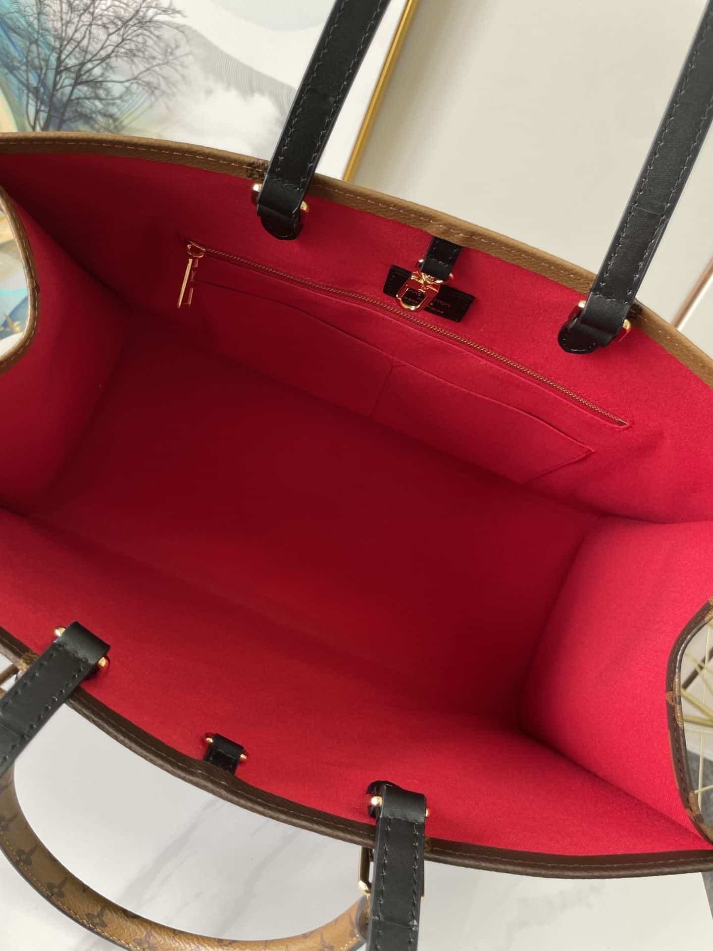 1:1 Replica Louis Vuitton LV OnTheGo GM Monogram Canvas Luxury Bag For Women M44576 - 16.1in/41cm - Image 5