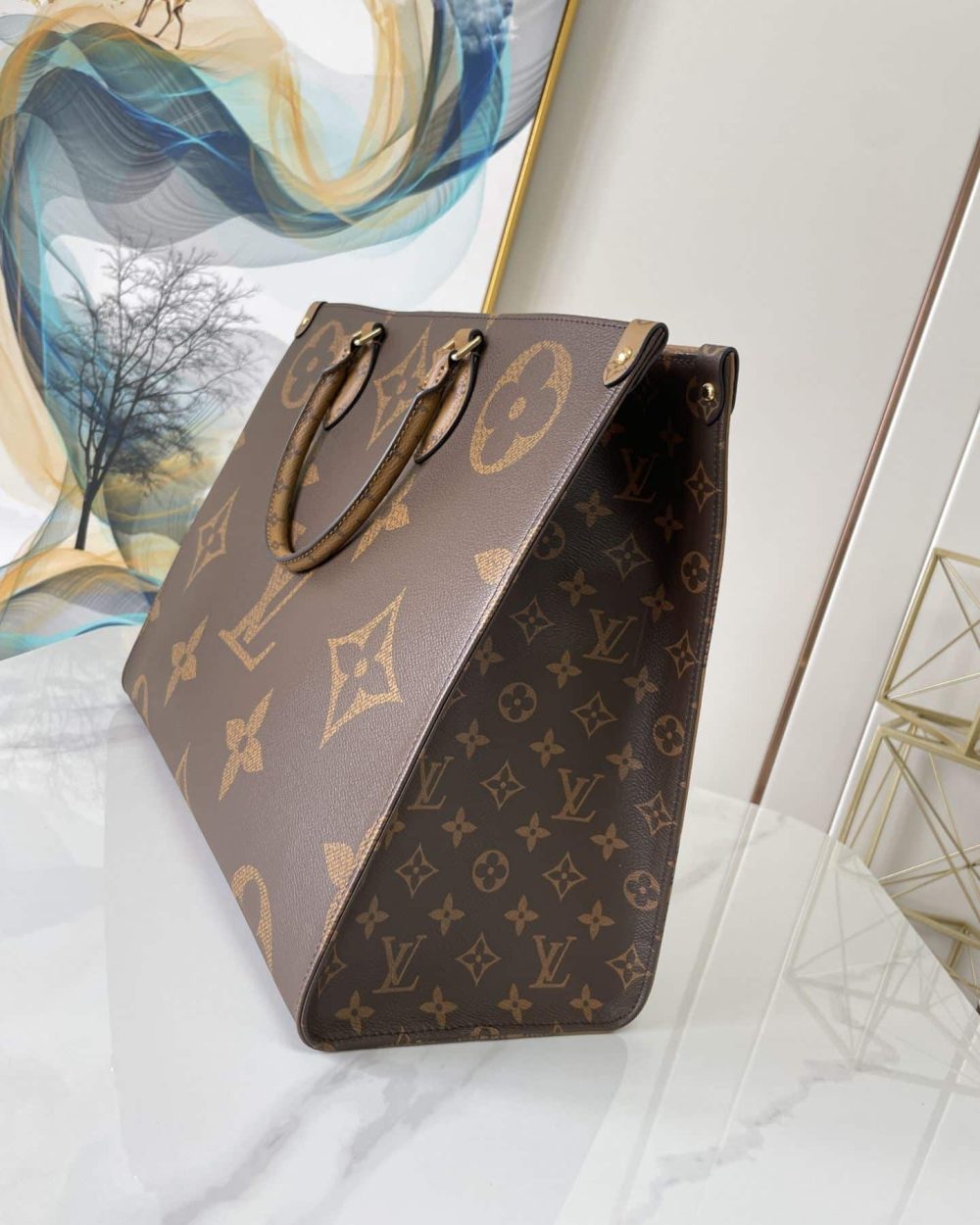 1:1 Replica Louis Vuitton LV OnTheGo GM Monogram Canvas Luxury Bag For Women M44576 - 16.1in/41cm