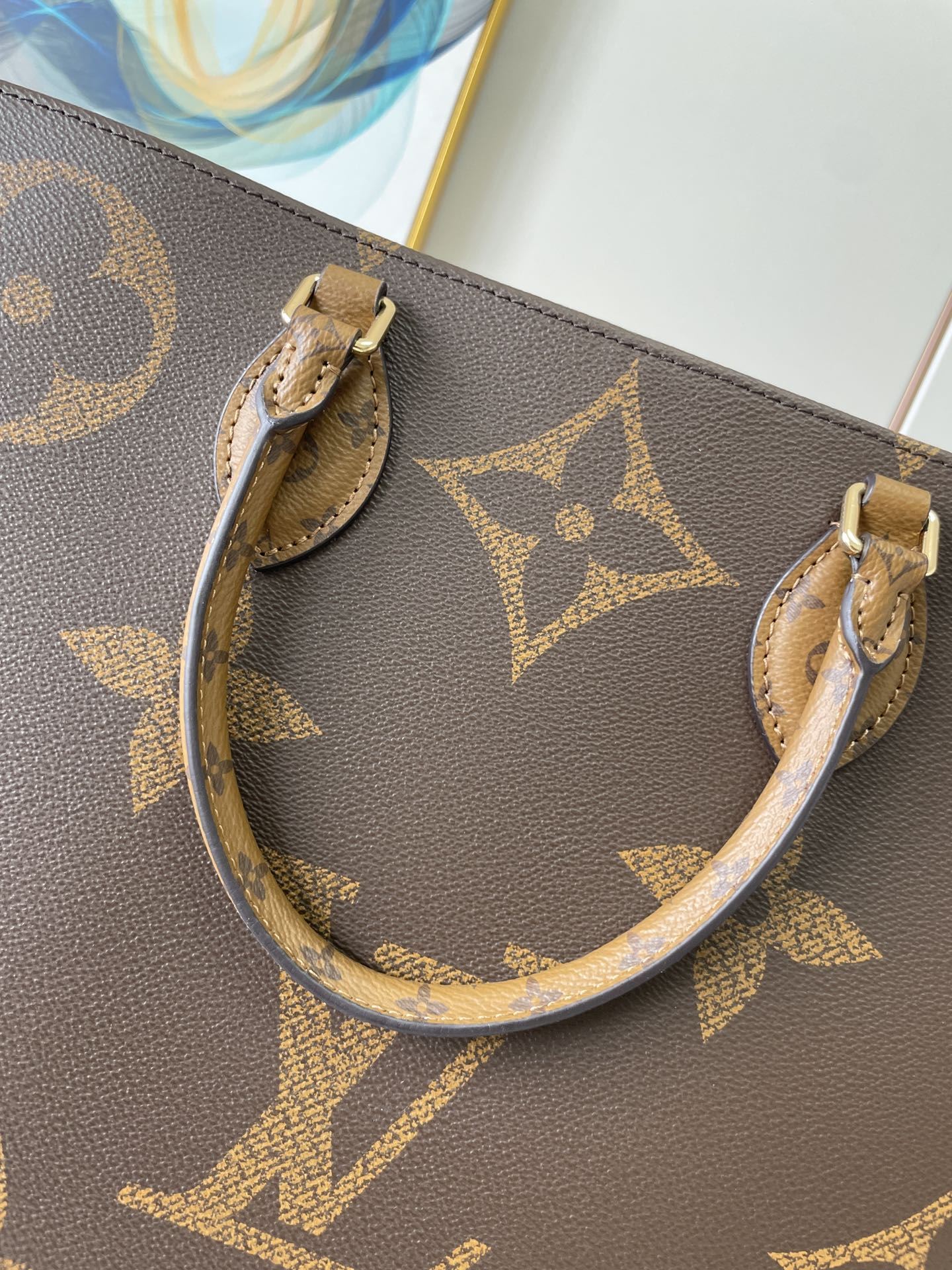 1:1 Replica Louis Vuitton LV OnTheGo GM Monogram Canvas Luxury Bag For Women M44576 - 16.1in/41cm - Image 9
