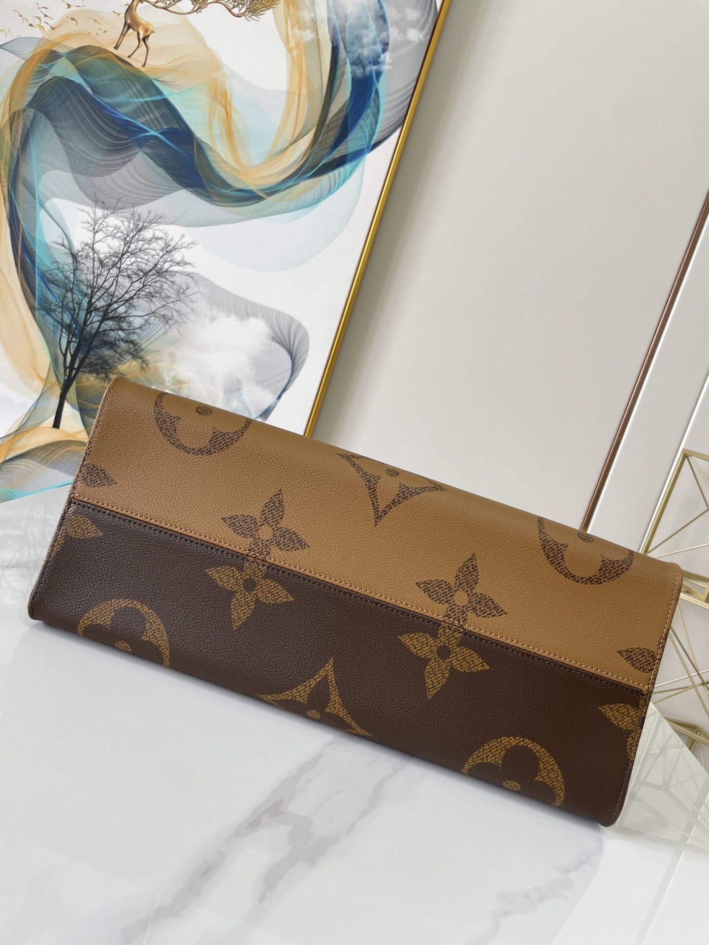 1:1 Replica Louis Vuitton LV OnTheGo GM Monogram Canvas Luxury Bag For Women M44576 - 16.1in/41cm - Image 4