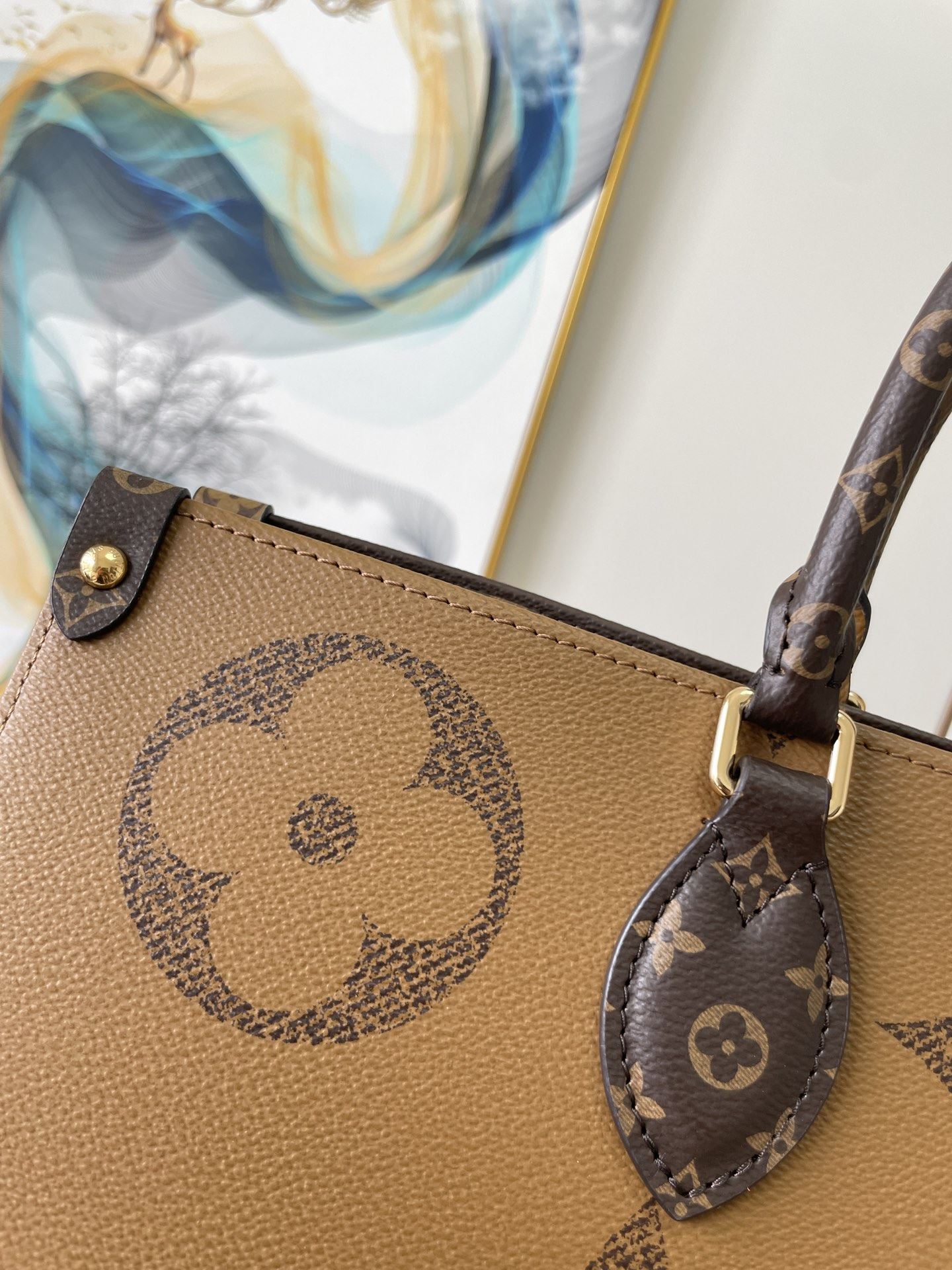 1:1 Replica Louis Vuitton LV OnTheGo GM Monogram Canvas Luxury Bag For Women M44576 - 16.1in/41cm - Image 2