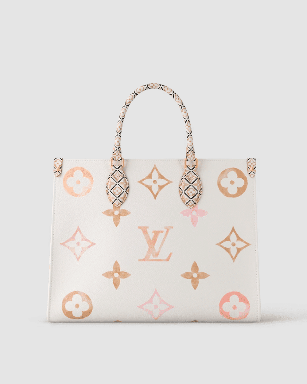 1:1 Replica Louis Vuitton LV OnTheGo MM Beige Essential Bag For Women M22975 - 35cm/ 13.8in