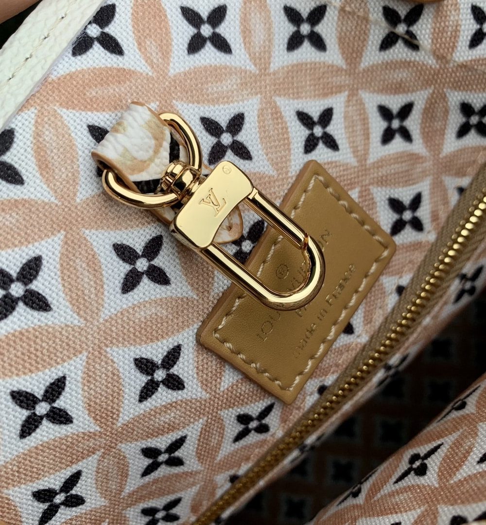 1:1 Replica Louis Vuitton LV OnTheGo MM Beige Essential Bag For Women M22975 - 35cm/ 13.8in
