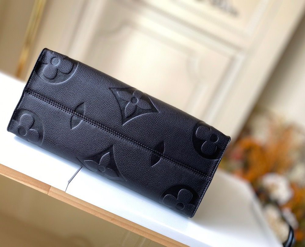 1:1 Replica Louis Vuitton LV Onthego MM Monogram Empreinte Leather Luxury Bag For Women M45595 - 35cm