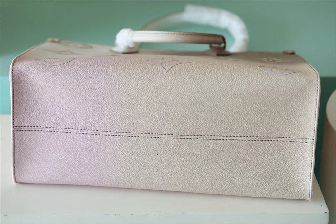 1:1 Replica Louis Vuitton LV Onthego MM Monogram Canvas Sunset Kaki Luxury Bag For Women M20510 - 13.8in/35cm - Image 7