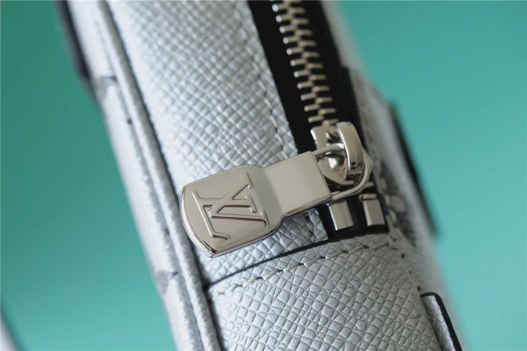 1:1 Replica Louis Vuitton LV Outdoor Sling Bag Taigarama Gunmetal Gray Unique Bag For Men - 8.3in/21cm - Image 6