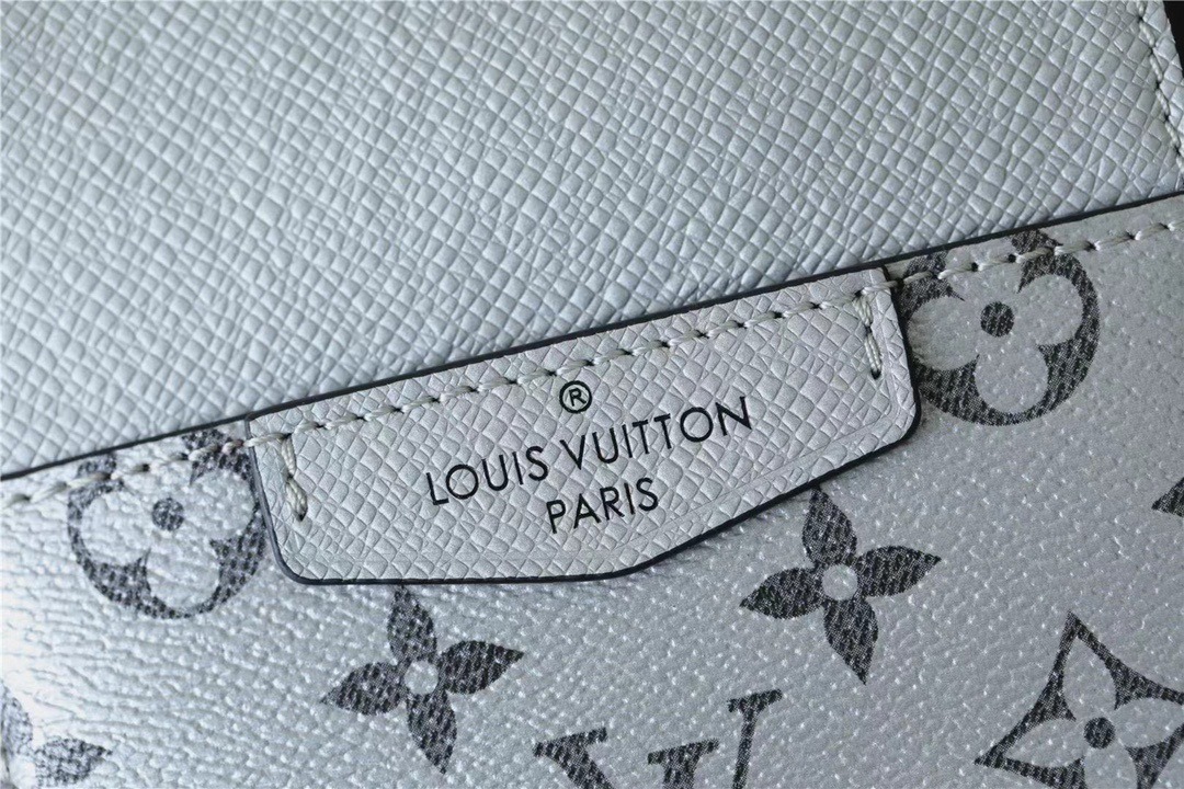 1:1 Replica Louis Vuitton LV Outdoor Sling Bag Taigarama Gunmetal Gray Unique Bag For Men - 8.3in/21cm - Image 5