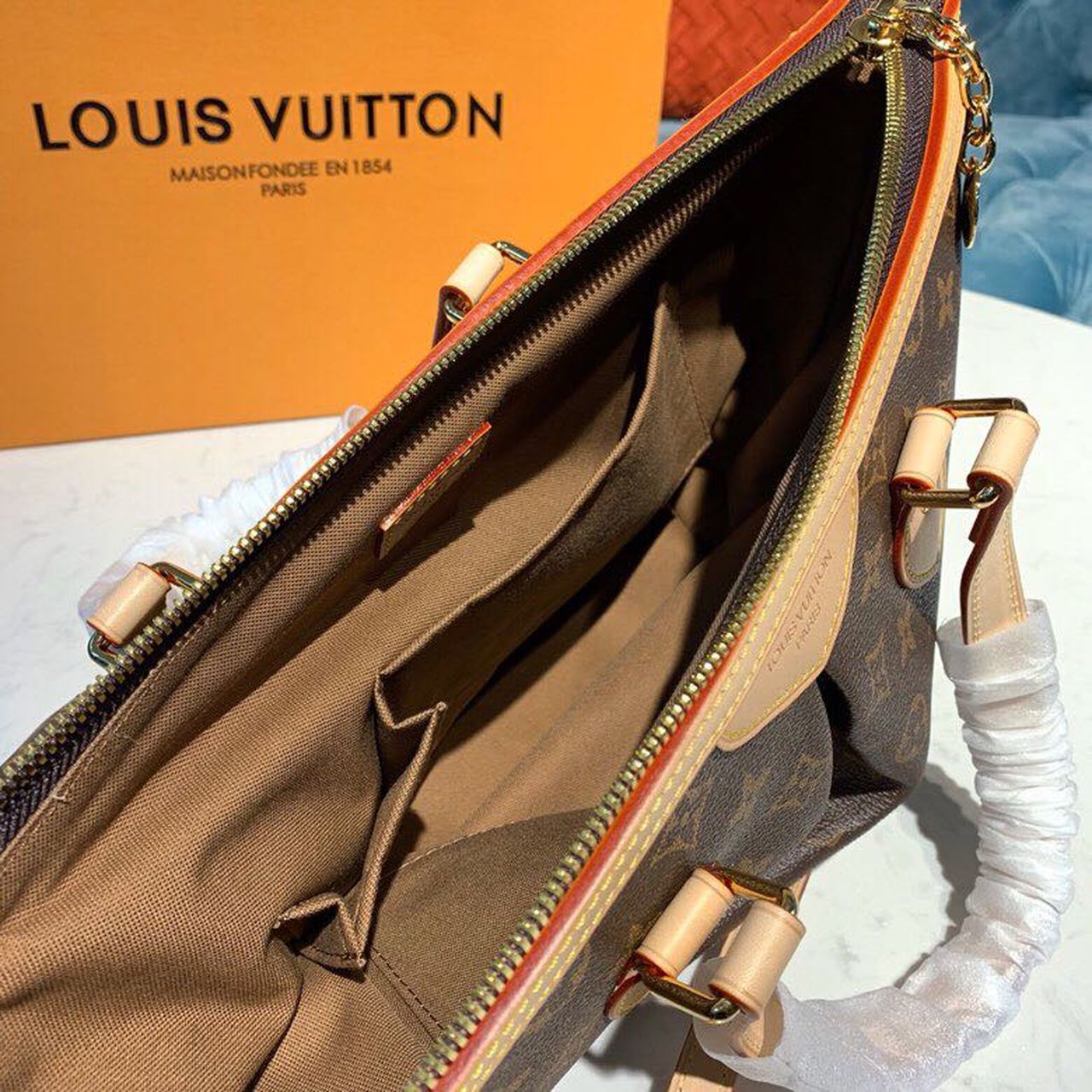 1:1 Replica Louis Vuitton LV Palermo PM Monogram Canvas Luxury Bag For Women M40145 - 11.6in/29.5cm - Image 8