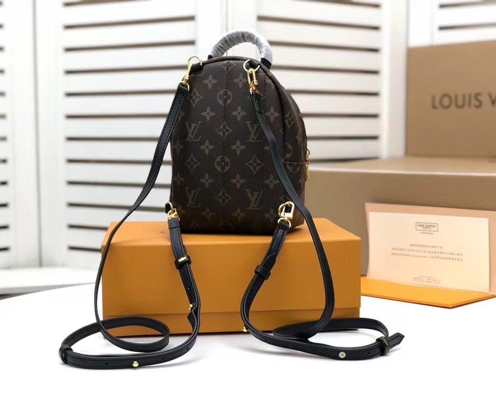 1:1 Replica Louis Vuitton LV Palm Springs Mini Monogram Canvas Luxury Bag For Women M44873 - 6.7in/17cm