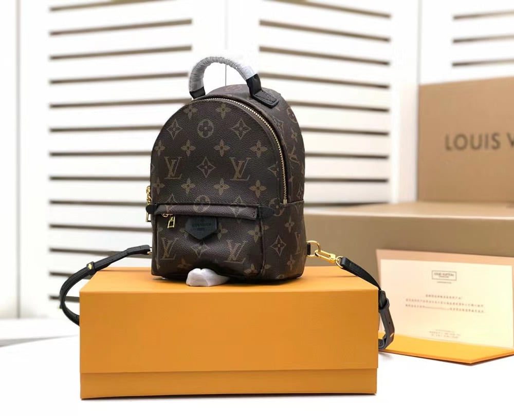 1:1 Replica Louis Vuitton LV Palm Springs Mini Monogram Canvas Luxury Bag For Women M44873 - 6.7in/17cm