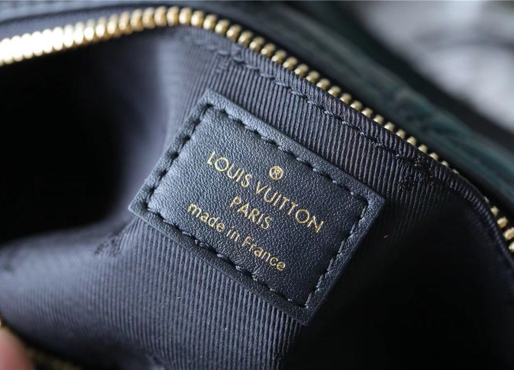 1:1 Replica Louis Vuitton LV Papillon BB Bubblegram Leather Black Luxry Bag For Women M59800 - 20cm