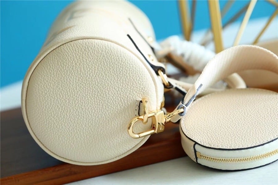 1:1 Replica Louis Vuitton LV Papillon BB Monogram Empreinte Beige Luxury Bag For Women - 7.9in/20cm - Image 9