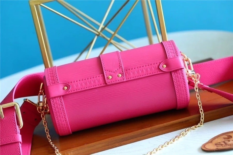 1:1 Replica Louis Vuitton LV Papillon Trunk Epi Pink Luxury Bag For Women - 7.5in/19cm - Image 9