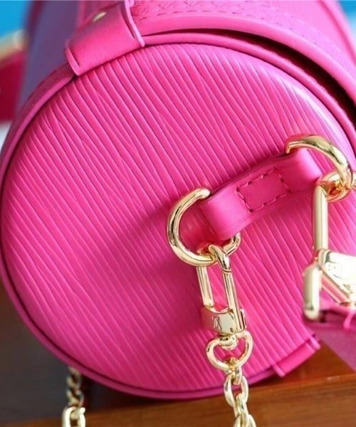 1:1 Replica Louis Vuitton LV Papillon Trunk Epi Pink Luxury Bag For Women - 7.5in/19cm