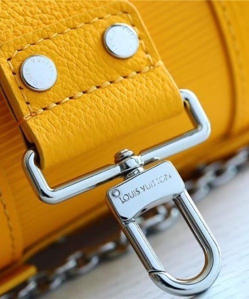 1:1 Replica Louis Vuitton LV Papillon Trunk Epi Yellow Luxury Bag For Women - 7.5in/19cm